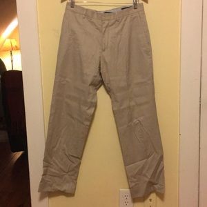 Banana Republic Striped Khaki Pants